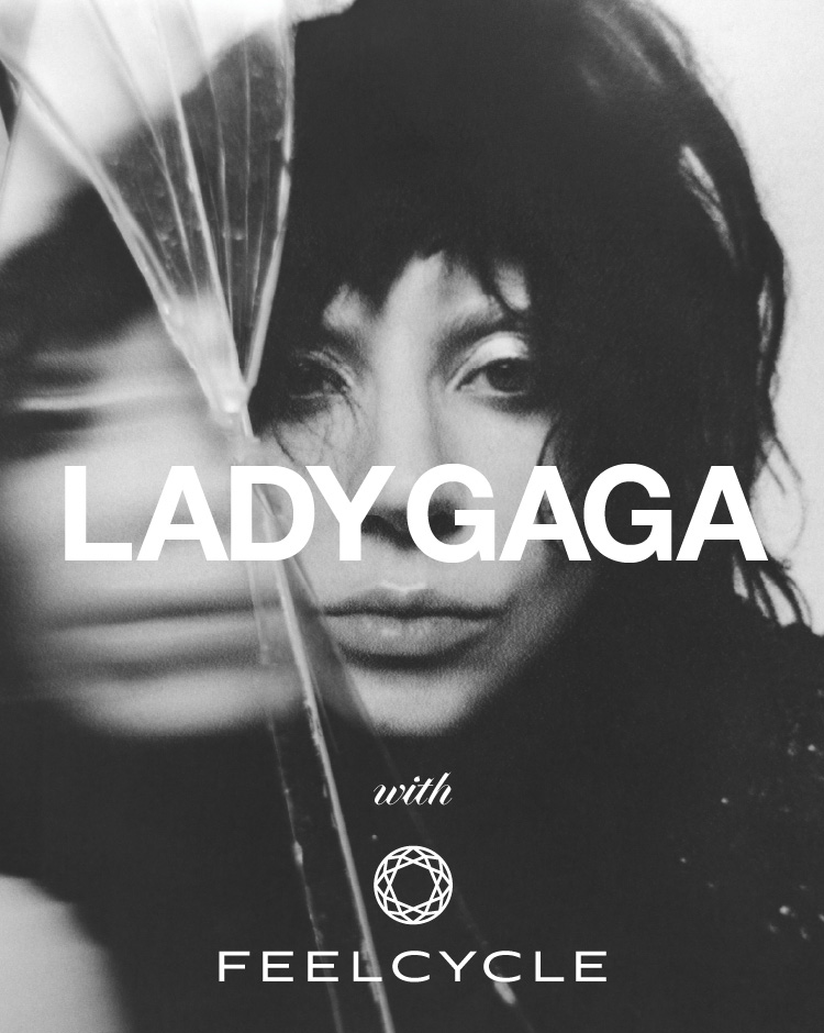 Lady Gaga with FEELCYCLE